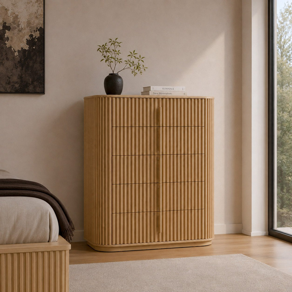 Kayce - Modern Natural Oak Chest by VIG Furniture - View 9