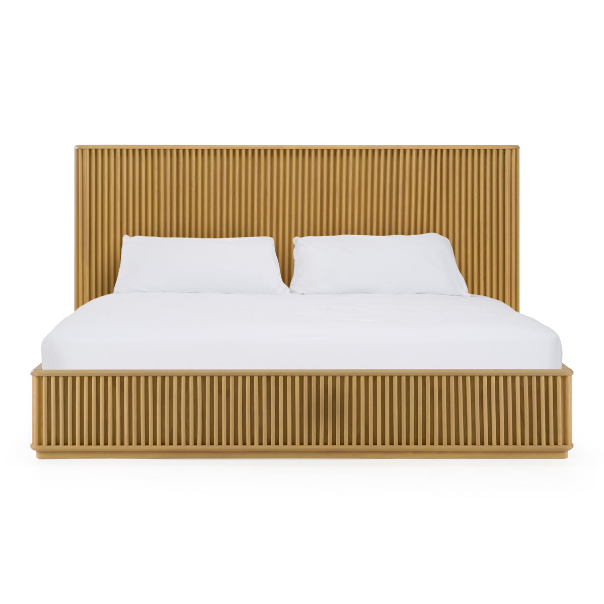 Kayce - Modern Natural Oak Bed by VIG Furniture - View 1