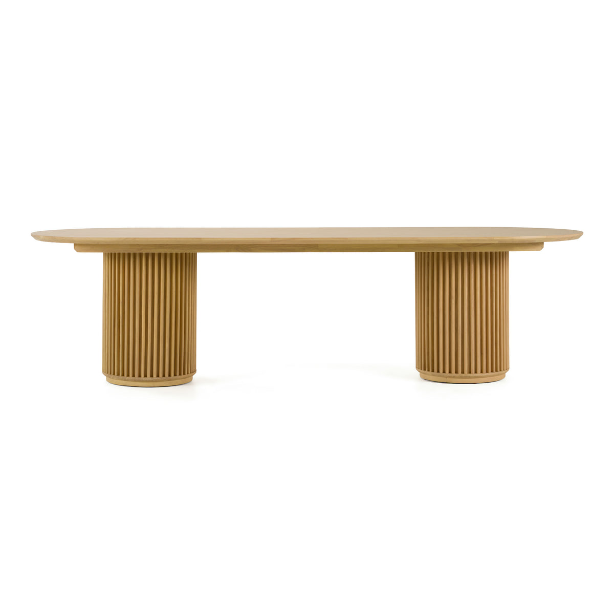 Kayce - Modern Natural Oak Oval Dining Table by VIG Furniture - View 1