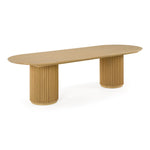 Kayce - Modern Natural Oak Oval Dining Table by VIG Furniture - View 2