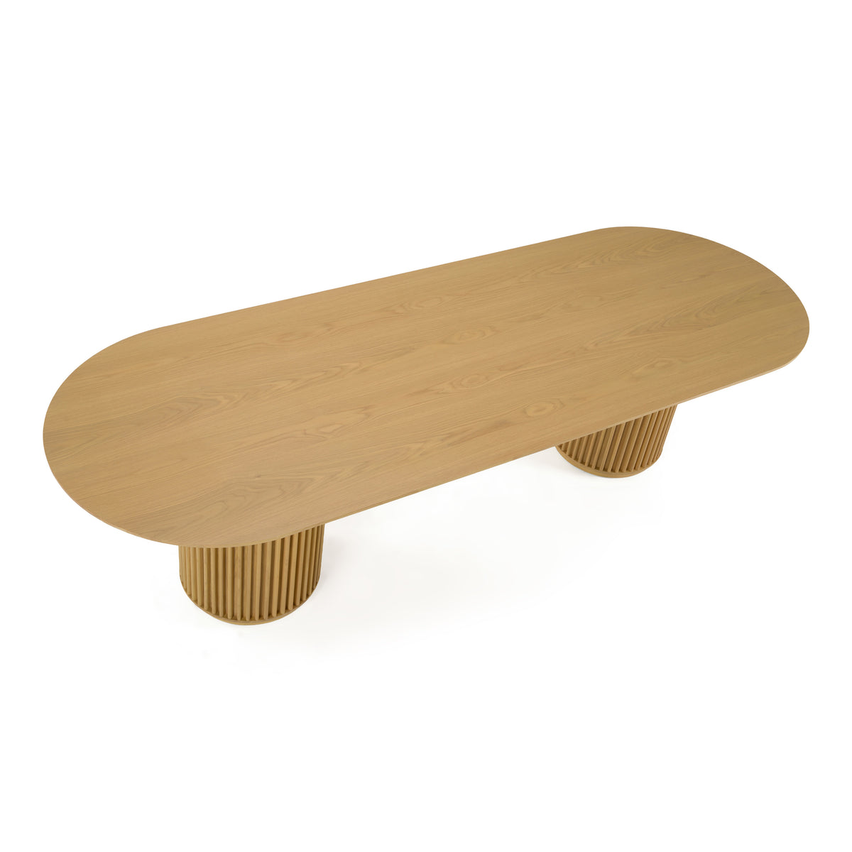 Kayce - Modern Natural Oak Oval Dining Table by VIG Furniture - View 4