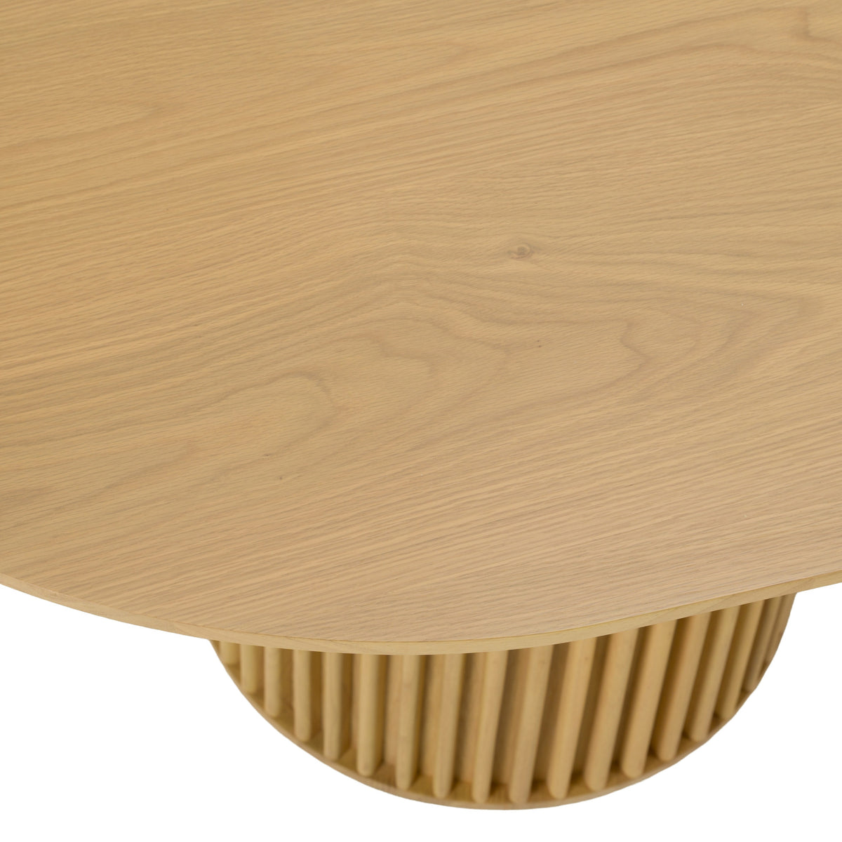 Kayce - Modern Natural Oak Oval Dining Table by VIG Furniture - View 6