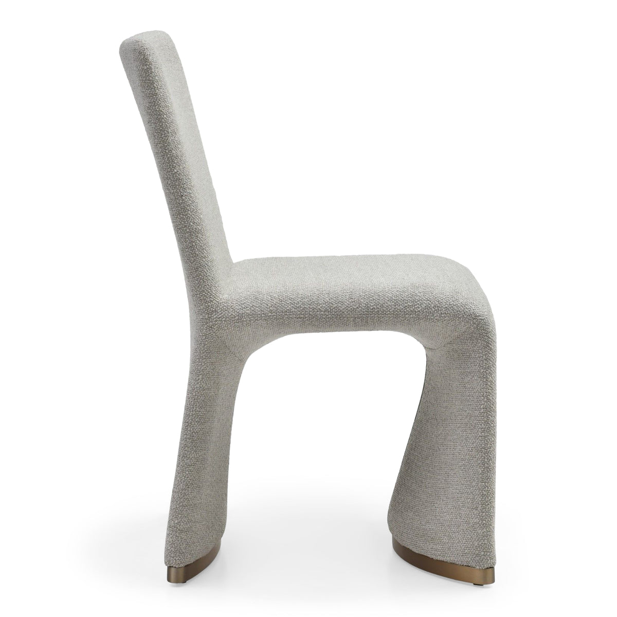 Kenda Contemporary Grey and Brushed Gold Dining Chair (Set of 2) by VIG Furniture - View 5