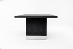 Kenda - Modern Black Ash + Stainless Steel Dining Table by VIG Furniture - View 4