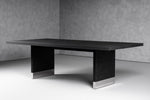 Kenda - Modern Black Ash + Stainless Steel Dining Table by VIG Furniture - View 8