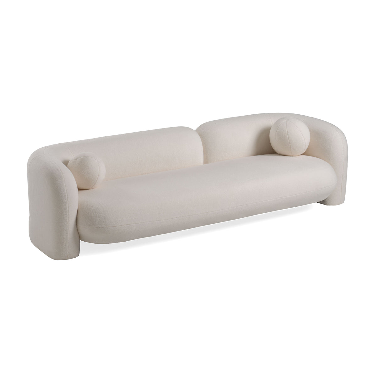 Khan Modern 4-Seater Off White Fabric Sofa by VIG Furniture - View 3