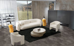 Khan Modern 4-Seater Off White Fabric Sofa by VIG Furniture - View 2