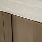 Kiefer - Modern Faux Travertine Ceramic + Bronze Buffet by VIG Furniture - View 6