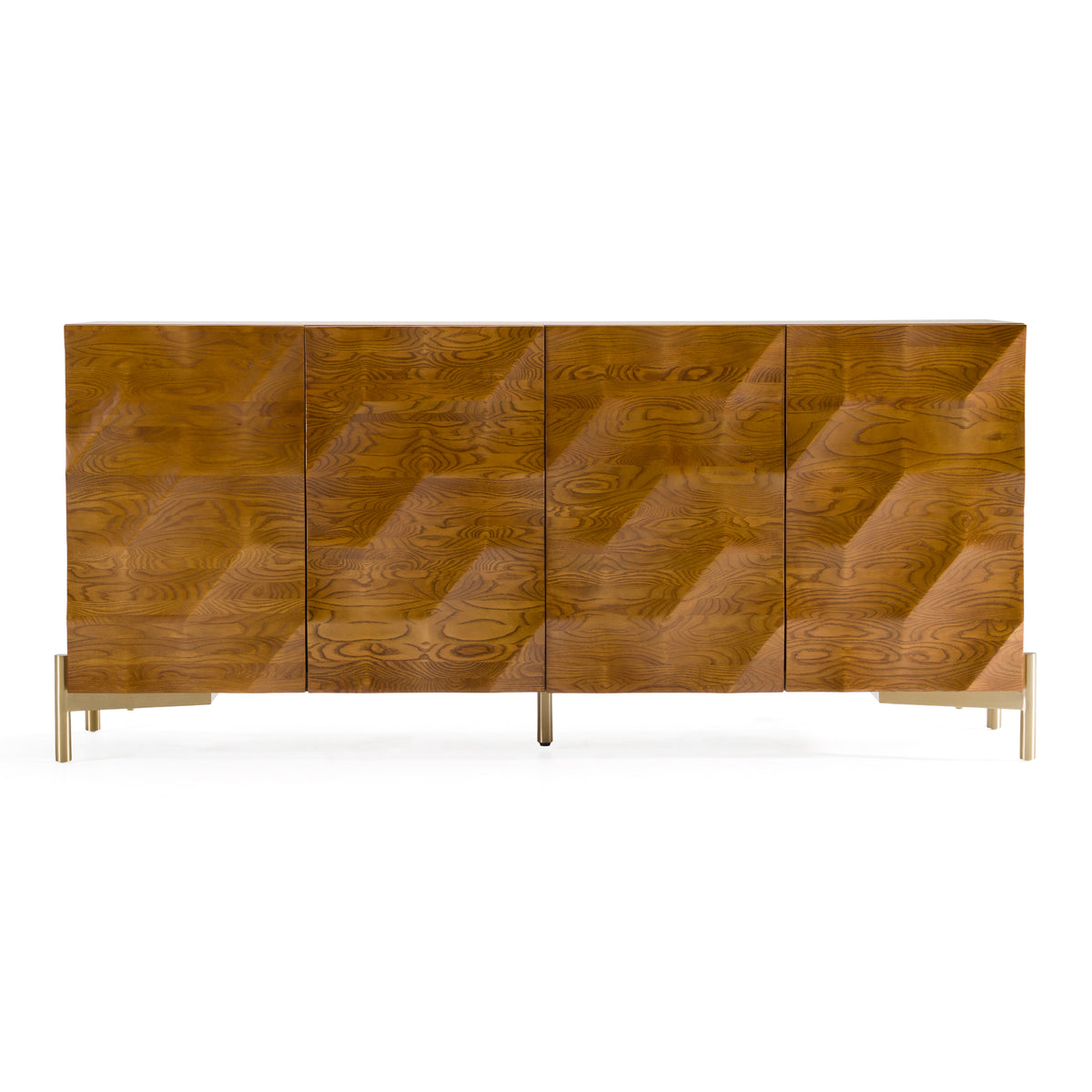 Killeen - Modern Gold + Walnut Buffet by VIG Furniture - View 1