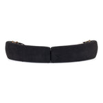 Kilmer Modern Black Curved Fabric Sectional Sofa by VIG Furniture - View 9