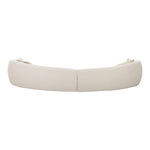 Kilmer Modern Off-White Curved Fabric Sectional Sofa by VIG Furniture - View 18