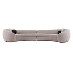 Kilmer Modern Grey Curved Fabric Sectional Sofa by VIG Furniture - View 1