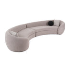Kilmer Modern Grey Curved Fabric Sectional Sofa by VIG Furniture - View 5
