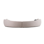 Kilmer Modern Grey Curved Fabric Sectional Sofa by VIG Furniture - View 6