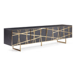 Kilson - Modern Black Oak & Champagne Gold TV Stand by VIG Furniture - View 5