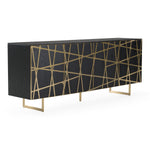 Kilson - Modern Black Oak & Champagne Gold Buffet by VIG Furniture - View 2