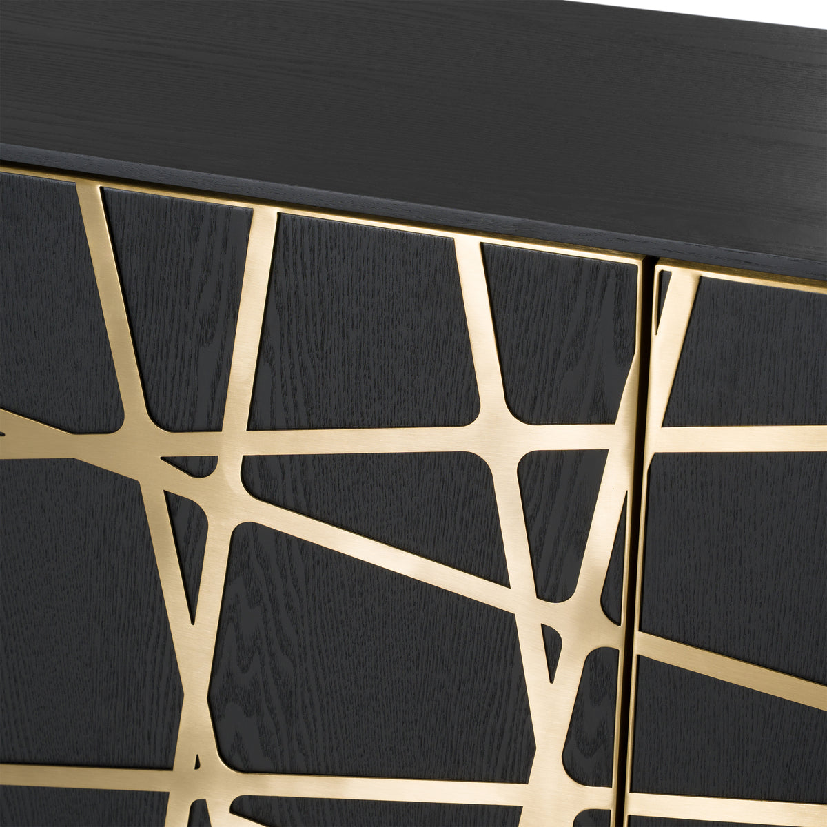 Kilson - Modern Black Oak & Champagne Gold Buffet by VIG Furniture - View 6