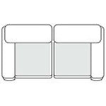 Kinsey - Modern Blue Fabric Modular Sectional Sofa-2-Piece Sectional by VIG Furniture - View 2