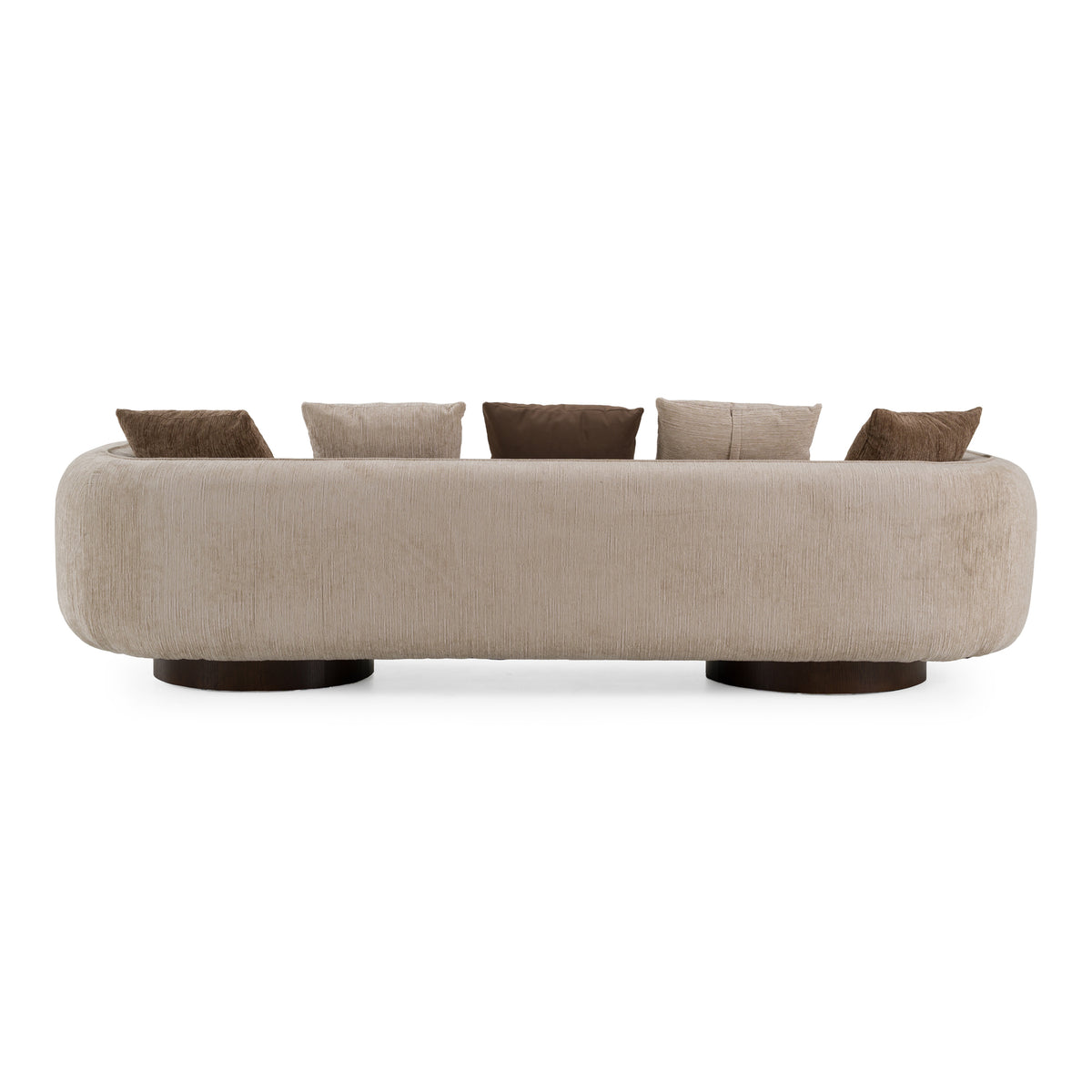 Kiran - Modern Beige + Brown Fabric Sofa by VIG Furniture - View 5