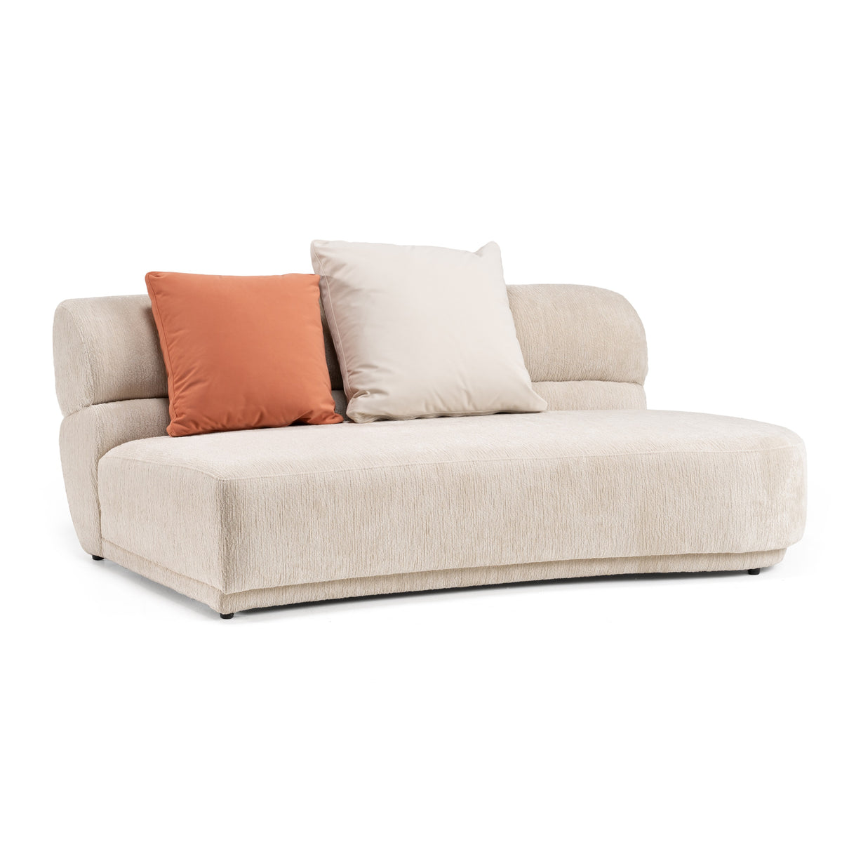 Knight - Modern Beige Fabric Curved Sectional Sofa by VIG Furniture - View 7