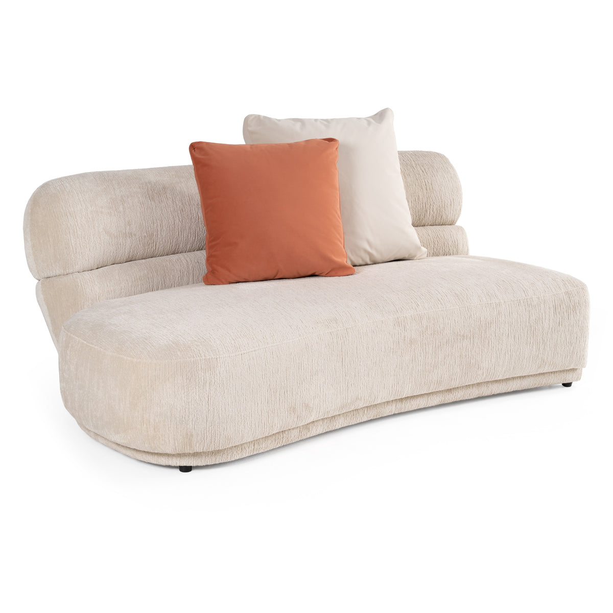 Knight - Modern Beige Fabric Curved Sectional Sofa by VIG Furniture - View 8