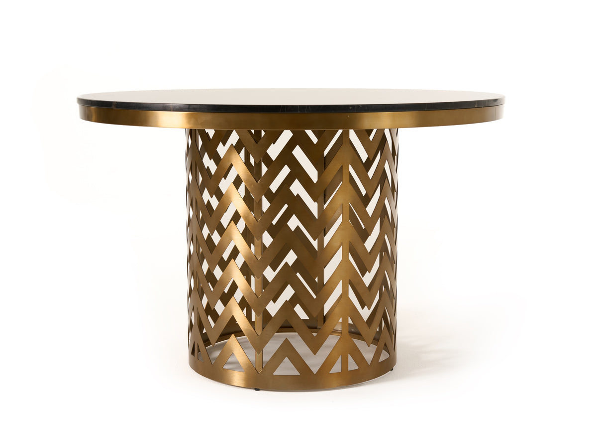 Kowal - Glam Black Marble Dining Table by VIG Furniture - View 9