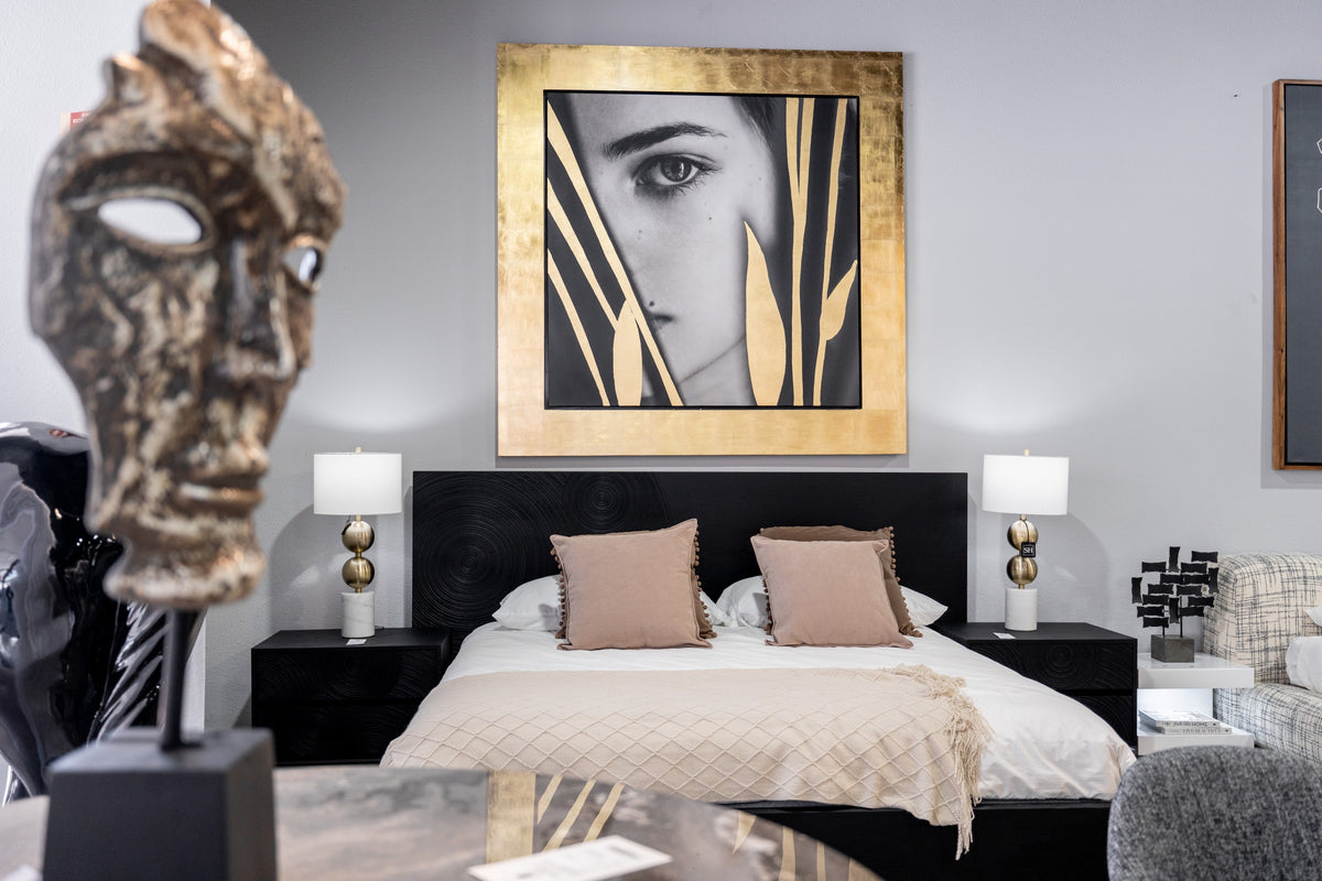 Kubia - Modern Gold 71" x 71" Painting by VIG Furniture - View 3