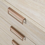 Lago - Modern Faux Travertine Chest by VIG Furniture - View 3