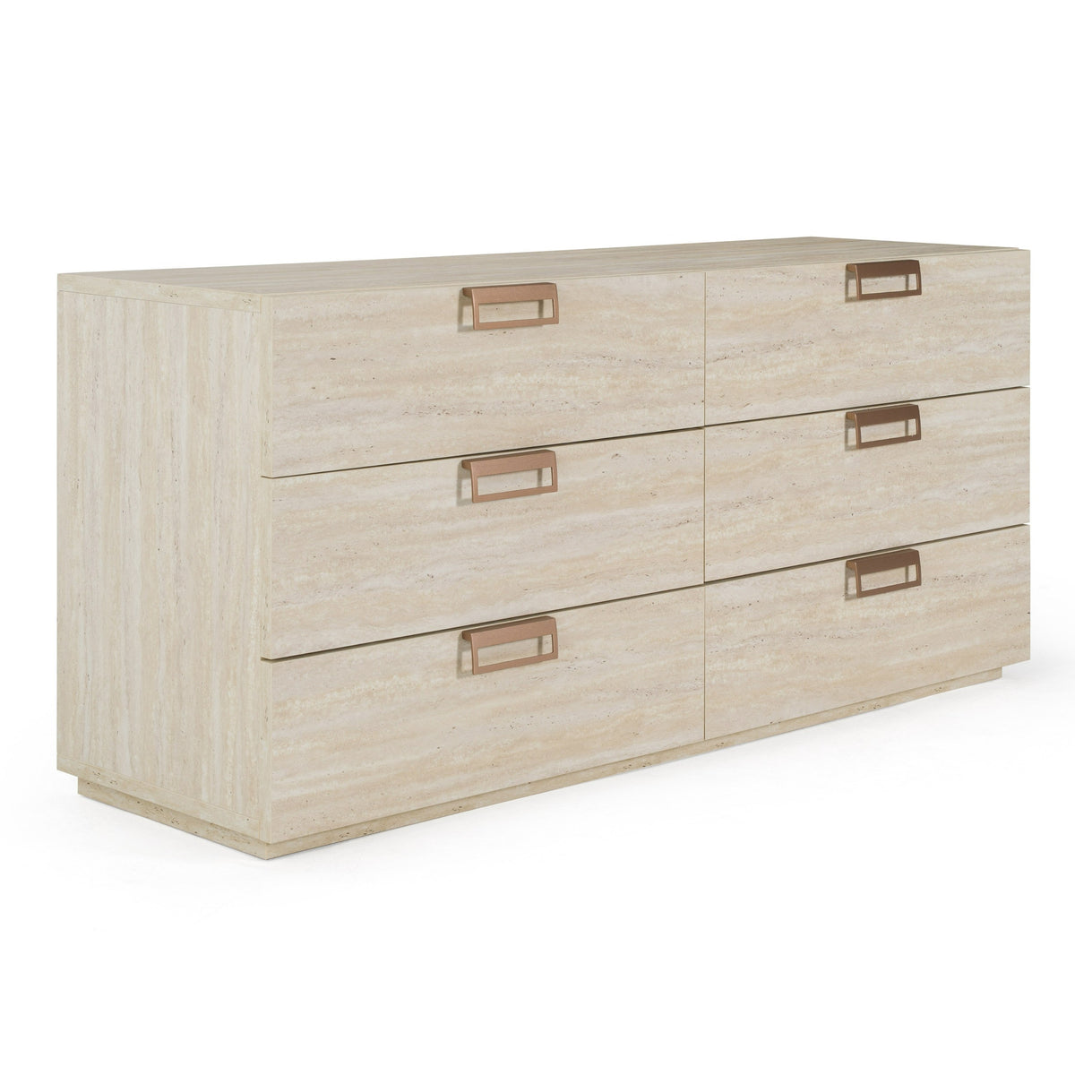 Lago - Modern Faux Travertine Dresser by VIG Furniture - View 8