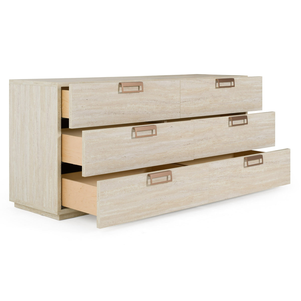 Lago - Modern Faux Travertine Dresser by VIG Furniture - View 9