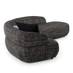 Lakota - Modern Dark Grey Fabric Curved Sectional Sofa by VIG Furniture - View 3