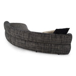 Lakota - Modern Dark Grey Fabric Curved Sectional Sofa by VIG Furniture - View 4