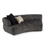Lakota - Modern Dark Grey Fabric Curved Sectional Sofa by VIG Furniture - View 6