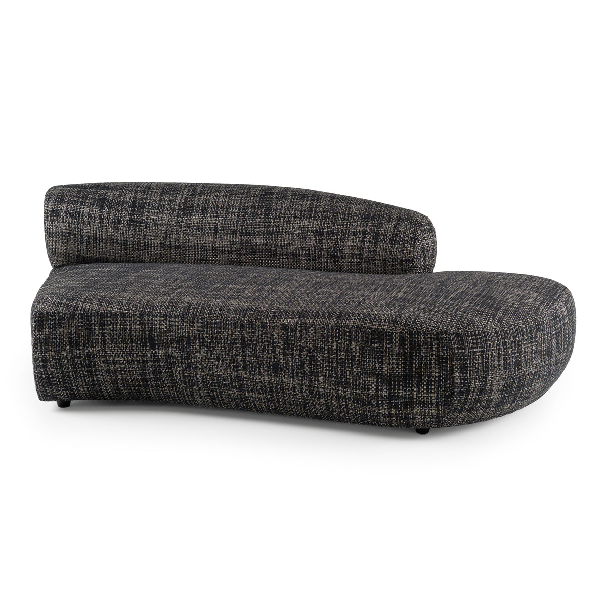 Lakota - Modern Dark Grey Fabric Curved Sectional Sofa by VIG Furniture - View 7
