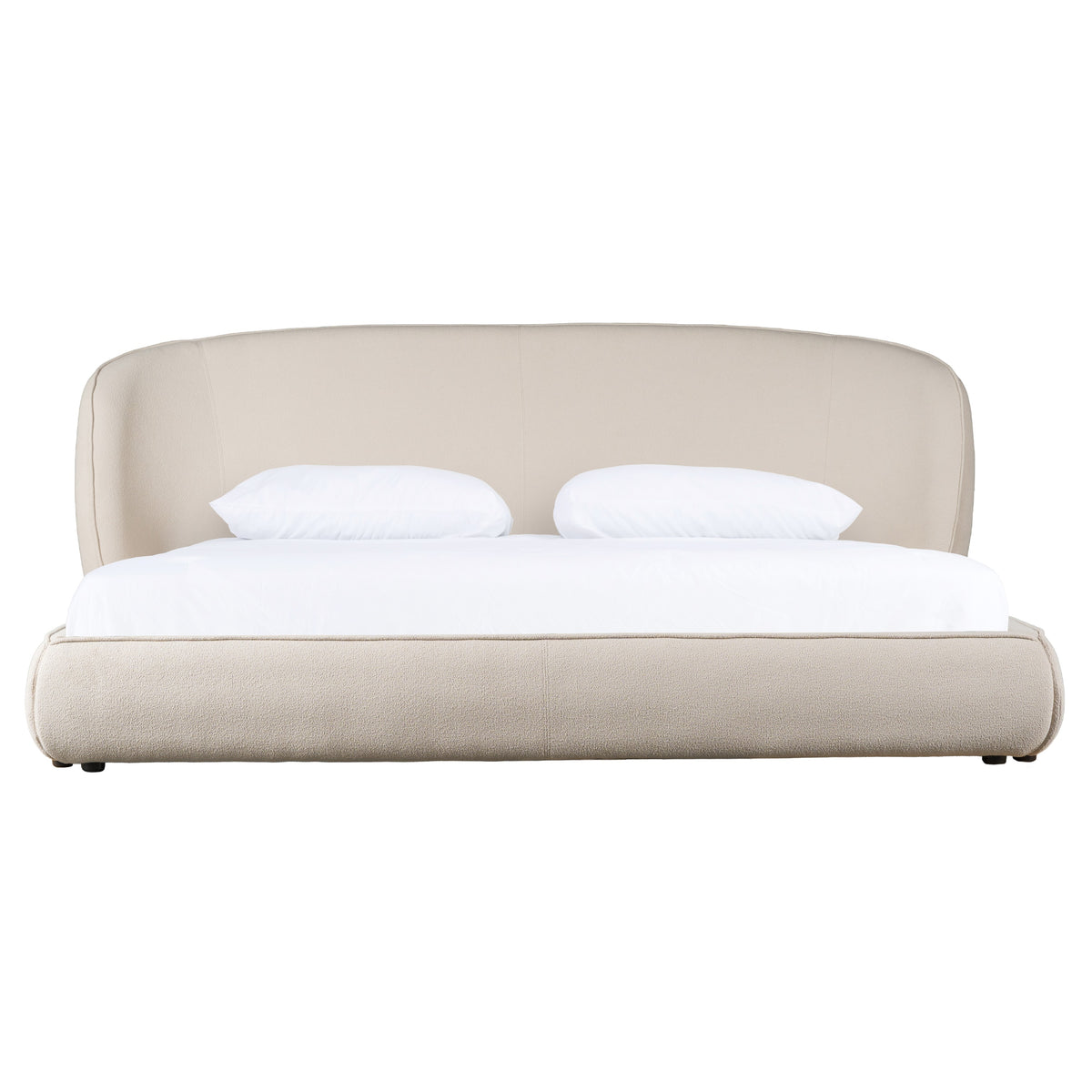 Lambert - Modern Beige Fabric Upholstered Bed by VIG Furniture - View 1