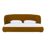 Lambert - Modern Burnt Orange Fabric Upholstered Bed by VIG Furniture - View 1