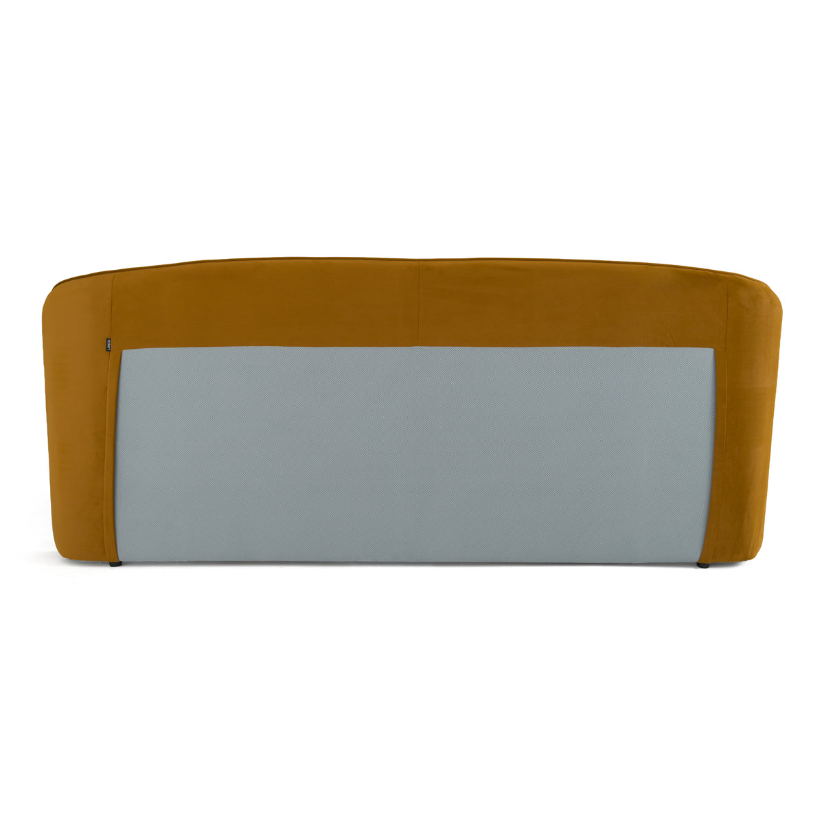 Lambert - Modern Burnt Orange Fabric Upholstered Bed by VIG Furniture - View 4