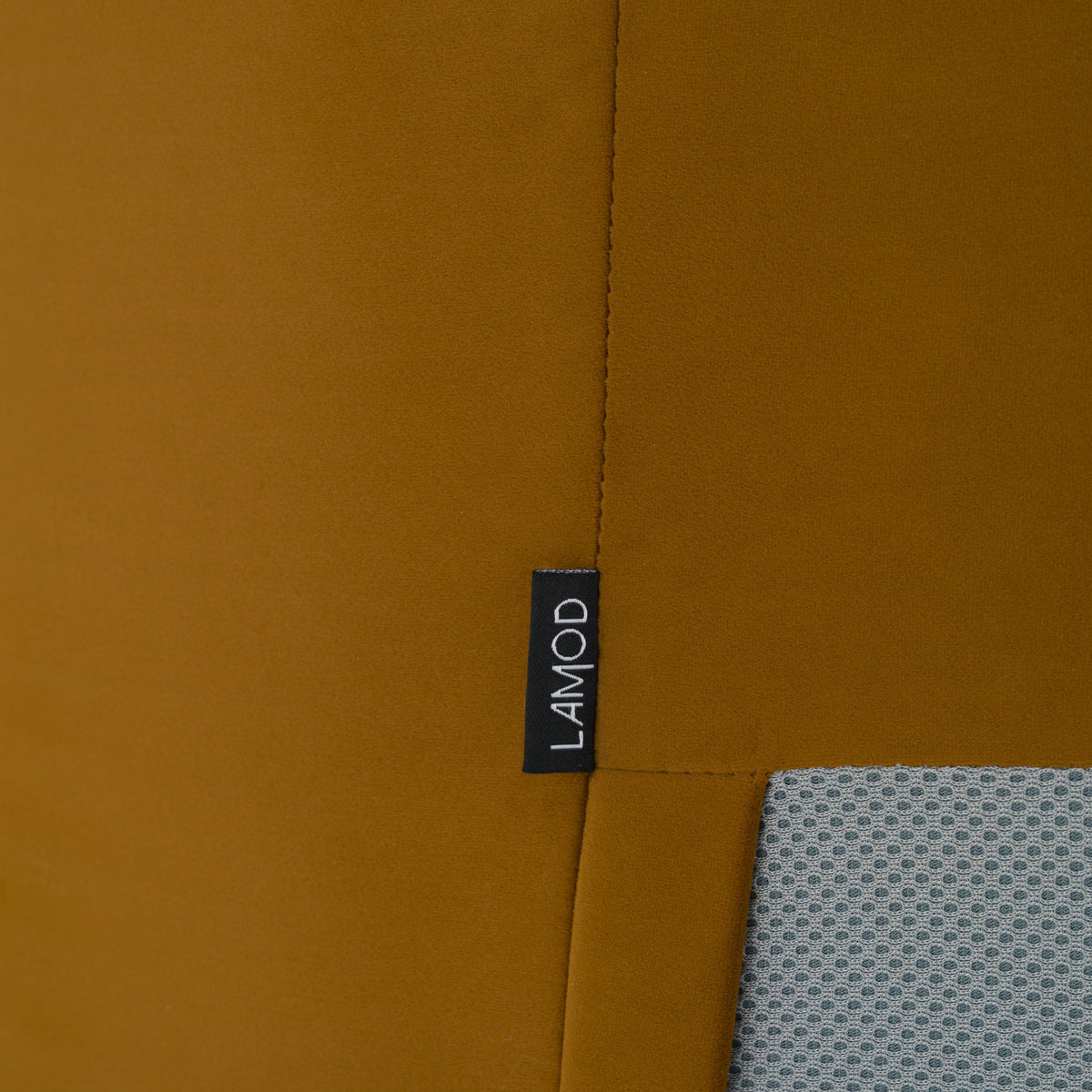 Lambert - Modern Burnt Orange Fabric Upholstered Bed by VIG Furniture - View 6