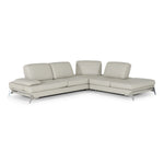 Andrea - Modern Grey Leather Sectional Sofa by VIG Furniture - View 1