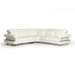 Crosby - Italian Modern White Leather Sectional Sofa by VIG Furniture - View 1