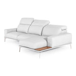 Villeneuve - Modern White Italian Leather Sectional Sofa by VIG Furniture - View 6