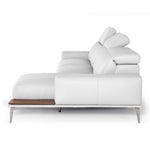 Villeneuve - Modern White Italian Leather Sectional Sofa by VIG Furniture - View 7