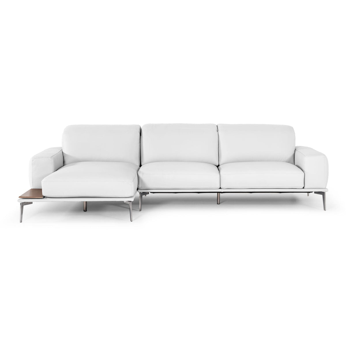 Villeneuve - Modern White Italian Left Facing Sectional Sofa by VIG Furniture - View 1