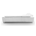 Viola - Italian Contemporary White Leather Left Facing Sectional Sofa by VIG Furniture - View 9