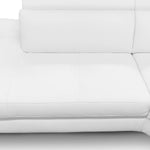 Viola - Italian Contemporary White Leather Left Facing Sectional Sofa by VIG Furniture - View 10