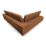 Viola - Italian Contemporary Cognac Leather Left Facing Sectional Sofa by VIG Furniture - View 9