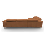 Viola - Italian Contemporary Cognac Leather Left Facing Sectional Sofa by VIG Furniture - View 10