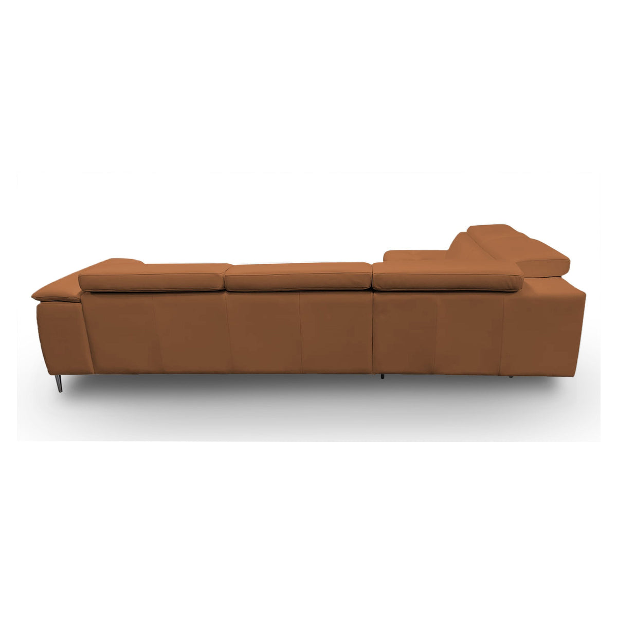 Viola - Italian Contemporary Cognac Leather Left Facing Sectional Sofa by VIG Furniture - View 10