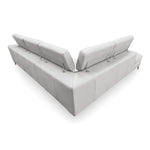 Viola - Italian Contemporary Grey Leather Left Facing Sectional Sofa by VIG Furniture - View 10