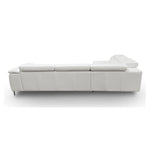Viola - Italian Contemporary Grey Leather Left Facing Sectional Sofa by VIG Furniture - View 11
